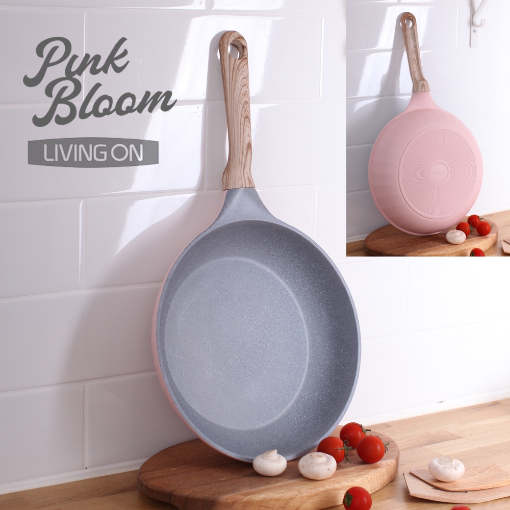 핑크 휴대용 가스버너 캠핑 버너 썬터치 브루스타 후라이팬 2종 세트