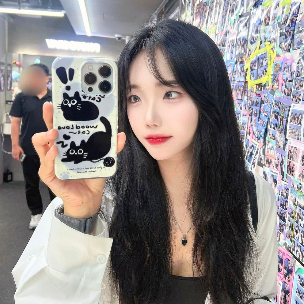(블프데이) 아이폰14 프로 맥스 케이스 블랙캣 냥이 이중 범퍼 케이스 - 상세 이미지 2