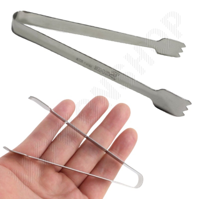 일제집게 미니 치킨집게 짧은 설탕 반찬 얼음 집게 - 메인 이미지