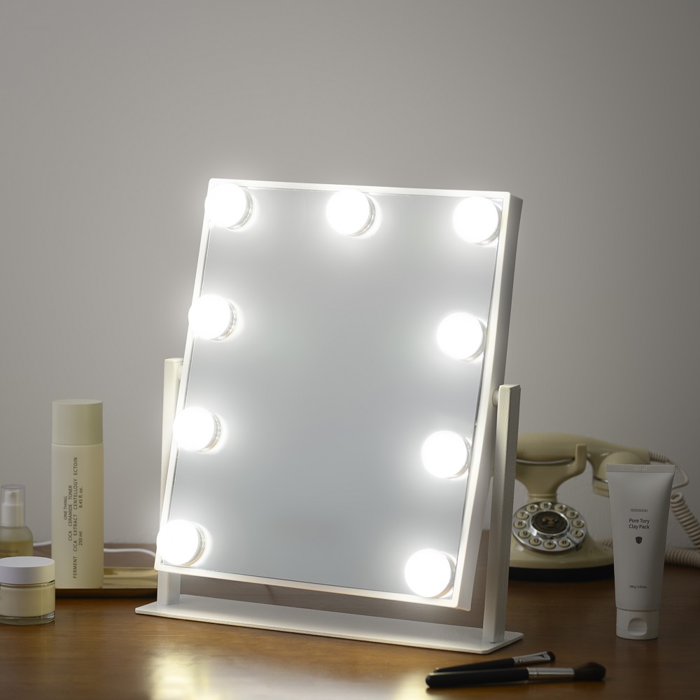 나쥬랑 LED 메이크업 거울 화장 조명 탁상 거울 이미지