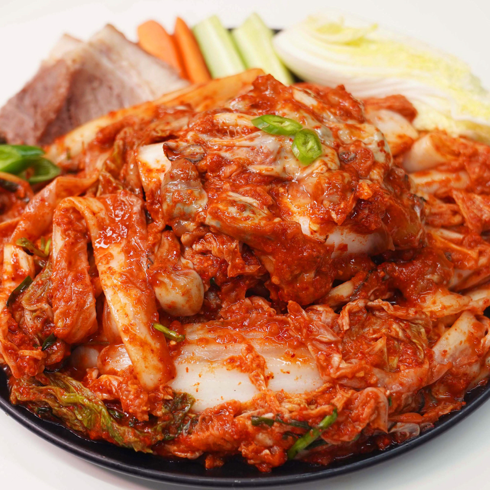 국내 당일제조 싱싱한 알배기 생 굴 배추 겉절이 생굴겉절이 김치 1kg 2kg - 상세 이미지 2