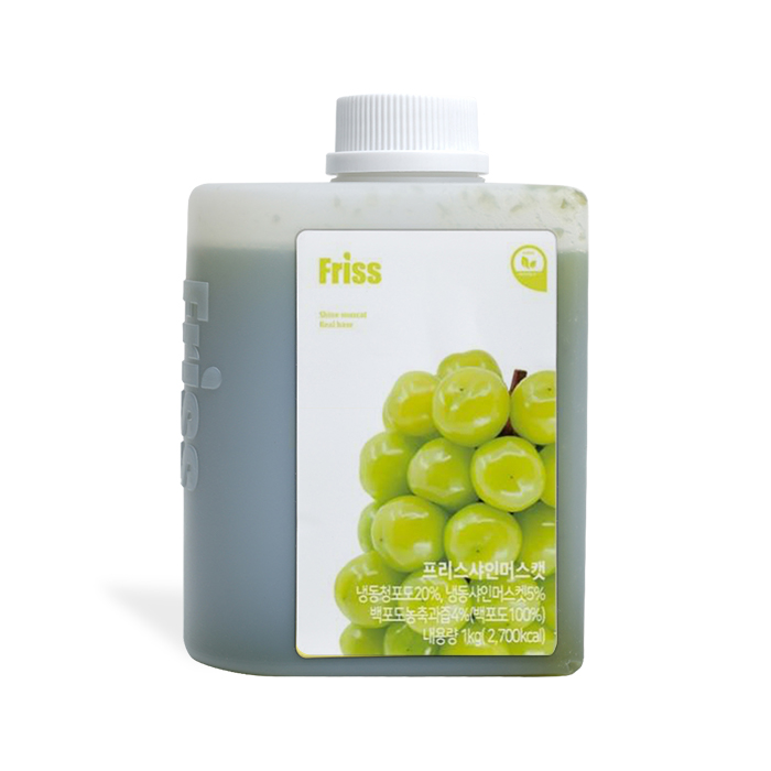 프리스 프리미엄 리얼 과육 과일베이스 샤인머스캣 농축액 1kg