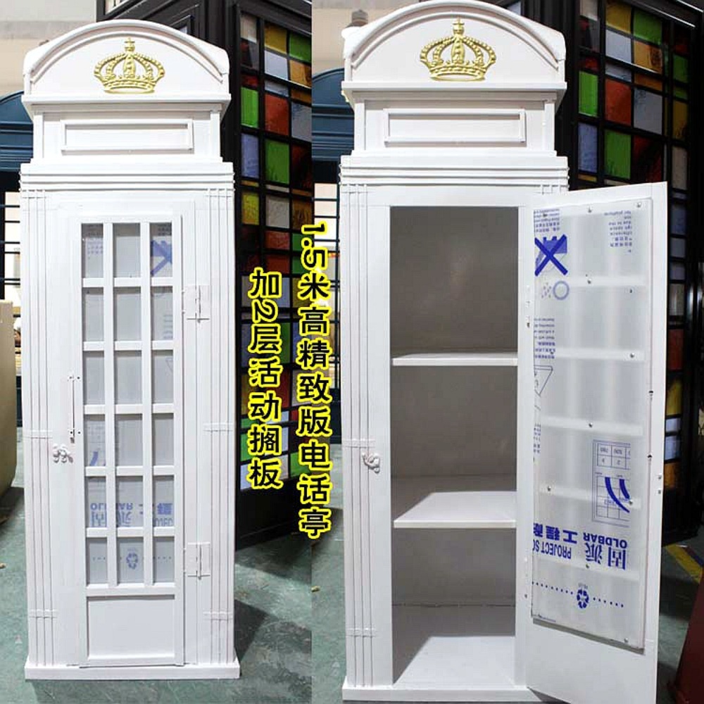 공중전화부스 철제 촬영 세트장 안내 박스 영국 - 상세 이미지 5