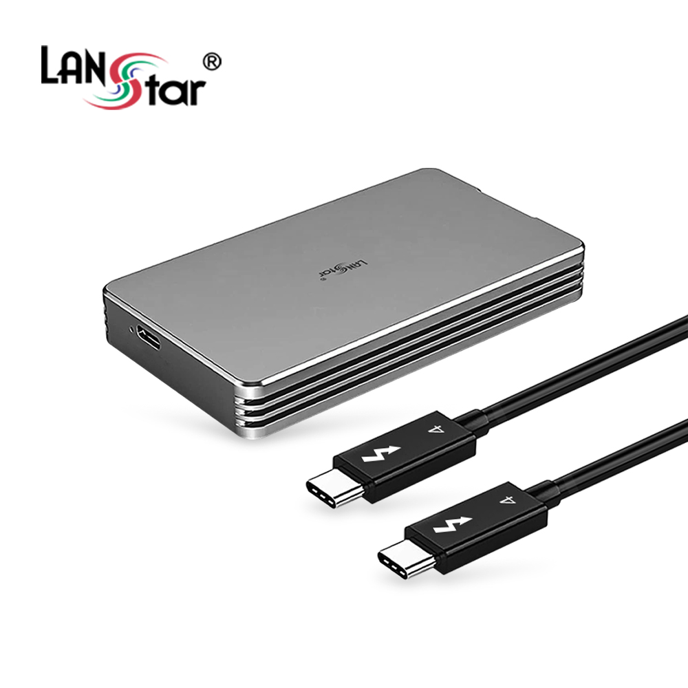 썬더볼트 4 nvme m.2 ssd 외장하드 케이스 usb4 40Gbps 지원 (LS-TBNVME) - 상품 이미지