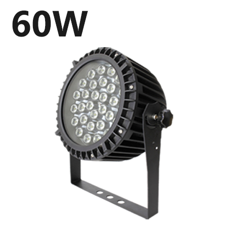 [해아람 HRO-60] 렌즈형 원형 LED 투광등 60W AC 방수 IP67 투광기 - 상품 이미지
