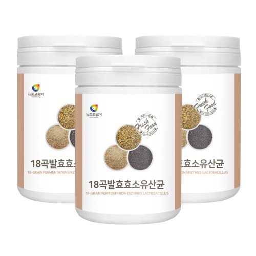 18곡발효효소유산균 230g x 3통 18곡효소분말 제품 이미지
