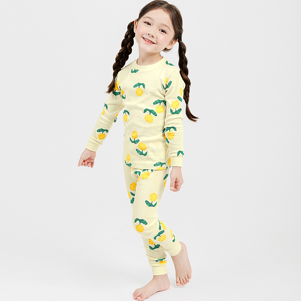 미니플라워 30수후라이스 긴팔실내복