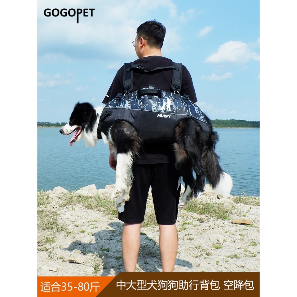 대형견 포대기 산책 백팩 외출 이동 어깨끈 - 상세 이미지 3