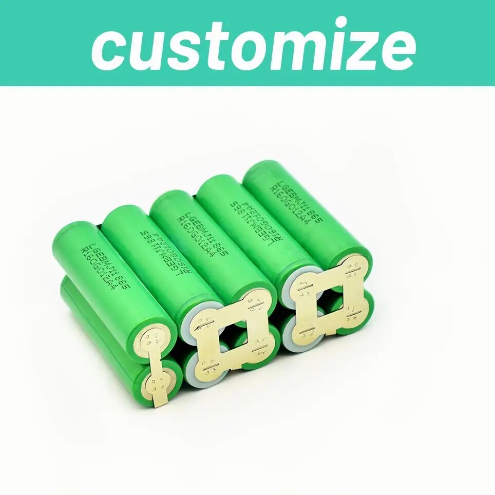 MJ1 배터리 팩 18650 3500 MAh 18V 스크루드라이버 배터리용 2s1p 1s3p 3s2p 4s2p 5s2p 8.4V 3.7V 10.8V 16.8V
