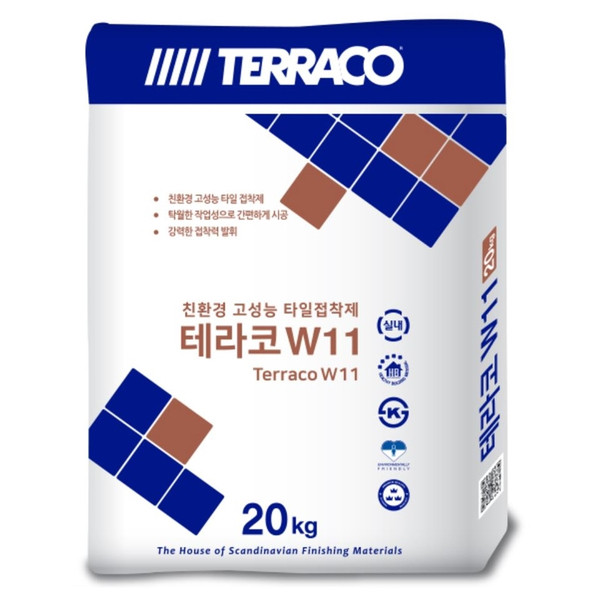 테라코 W11 고성능 드라이픽스 타일접착제 / 하다건재