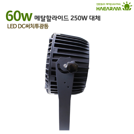 [해아람 HRO-60] 렌즈형 원형 LED 투광등 60W AC 방수 IP67 투광기 - 상세 이미지 3