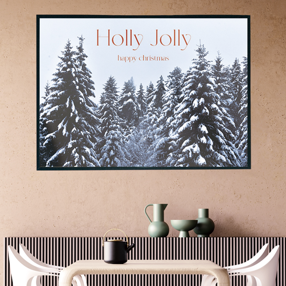 인테리어 그림 거실 액자 접착 포스터 캔버스 겨울시리즈 01 A2