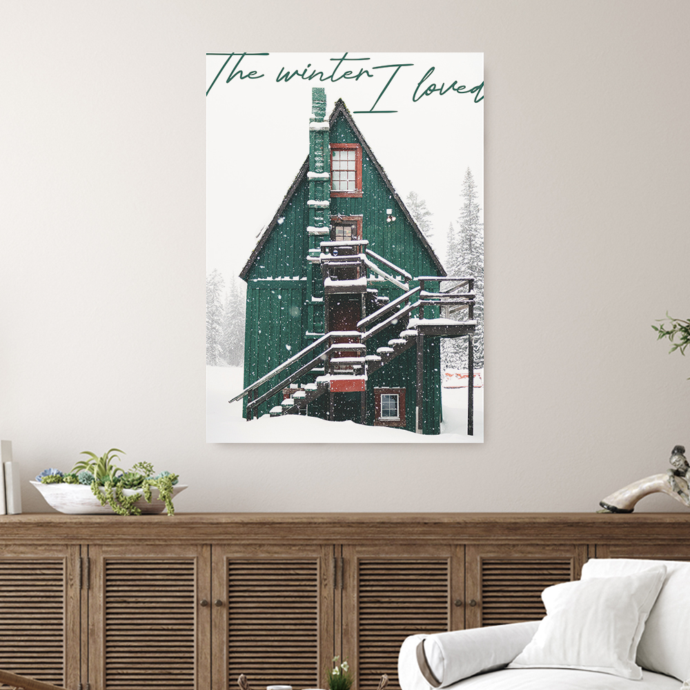 인테리어 그림 거실 액자 접착 포스터 캔버스 겨울시리즈 01 A2