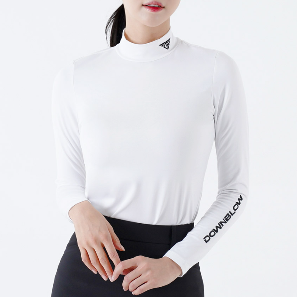 젊은골프웨어 파크볼 여성복 봄 가을 기모 이너웨어 티셔츠 - 상품 이미지