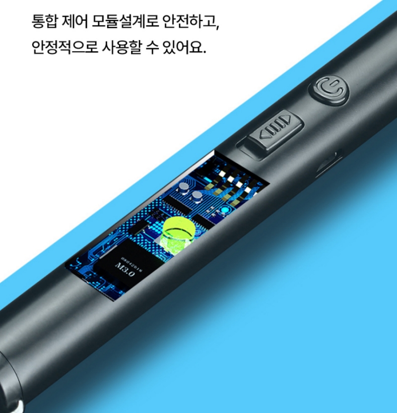 USB충전식 캔들라이터 가스점화기 촛불 롱 라이터 - 상세 이미지 5