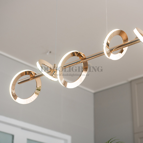 LED 신디 5등 북유럽 카페 6인용식탁등 펜던트조명 40W - 상세 이미지 2