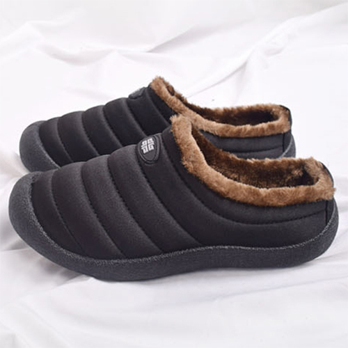 털 패딩 슬리퍼 (방한 실외 실내 사무실 겸용)