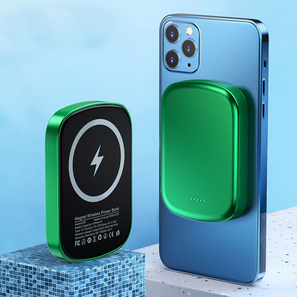 [무선] 맥세이프 고속충전 20W 8000mAh 메탈릭 보조배터리 - 상세 이미지 3