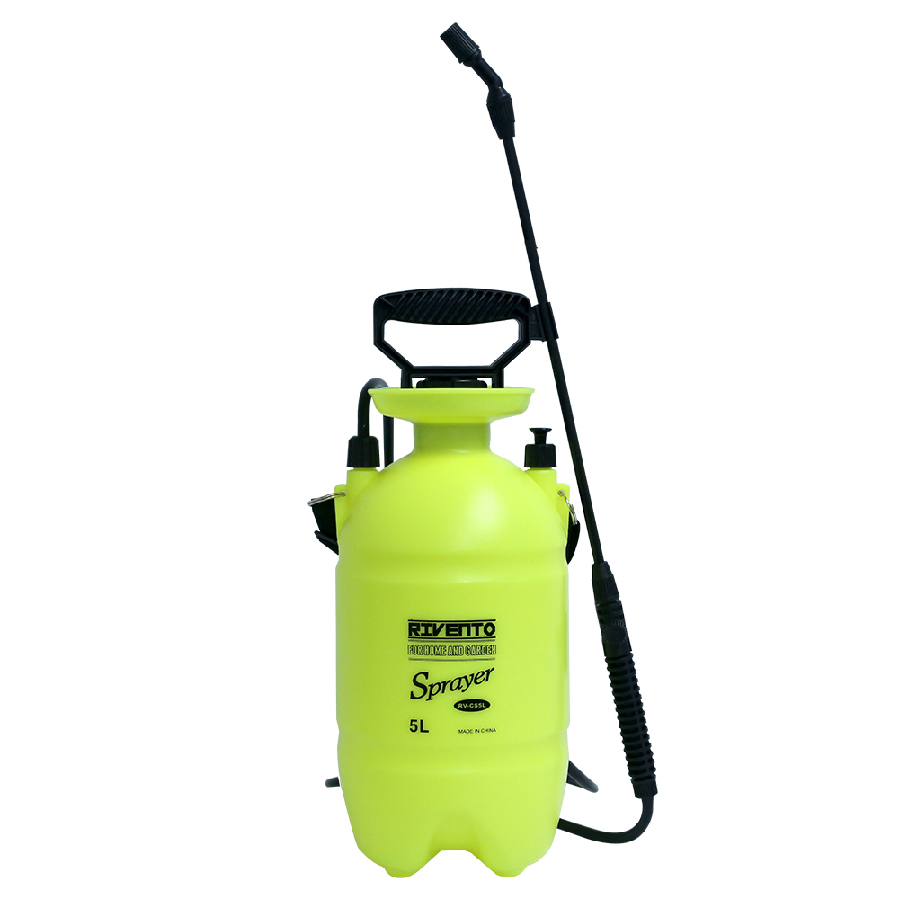 리벤토 압축분무기 5L 자동 분사 농약 원예 화장실 유리 청소 소독 RV-CS5L