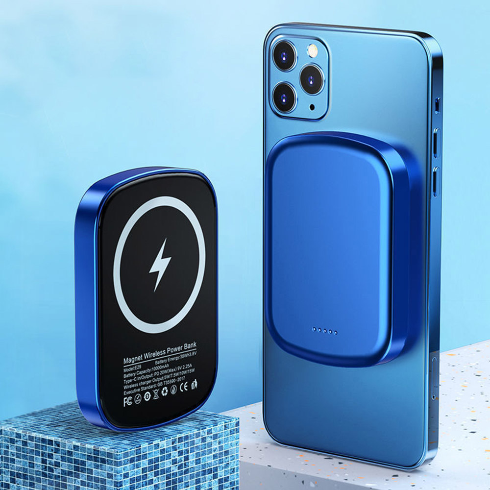 [무선] 맥세이프 고속충전 20W 8000mAh 메탈릭 보조배터리 - 상세 이미지 2