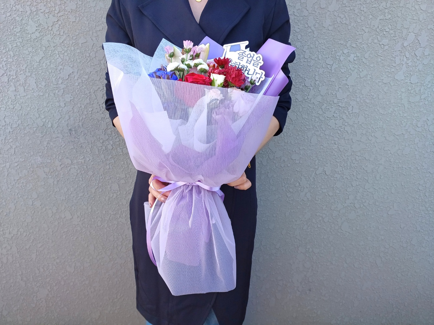 유스풀몰 메모리 꽃다발 생화 졸업 꽃 택배 꽃배달 싼곳 이미지 2