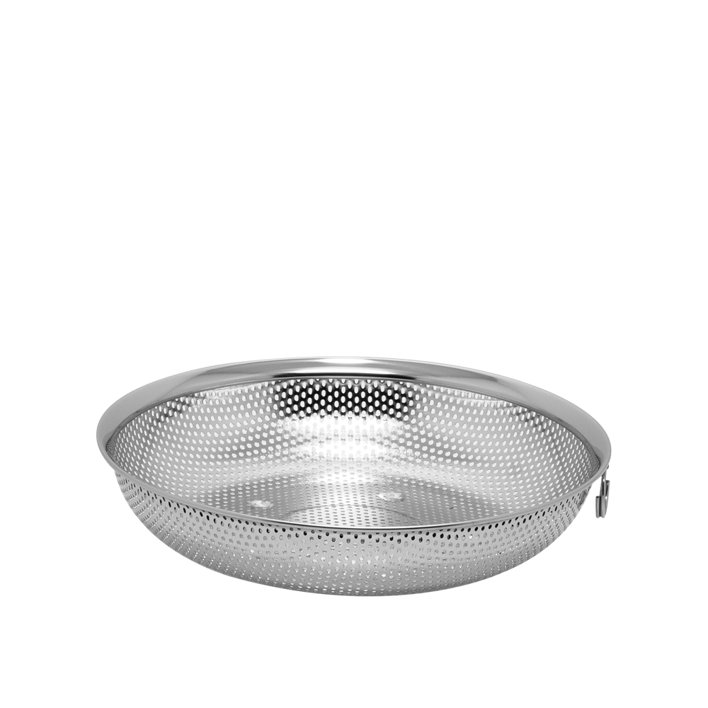한일스텐레스 타공 스텐 바구니 과일 야채 채반 20.5cm, 1개 - 상품 이미지