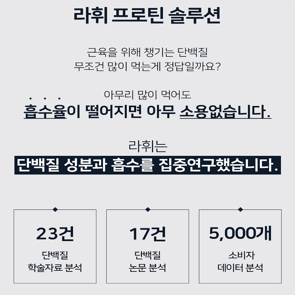 3+1 라휘 류신 프리미엄 단백질 보충제 프로틴 타블렛 6000mg - 상세 이미지 4