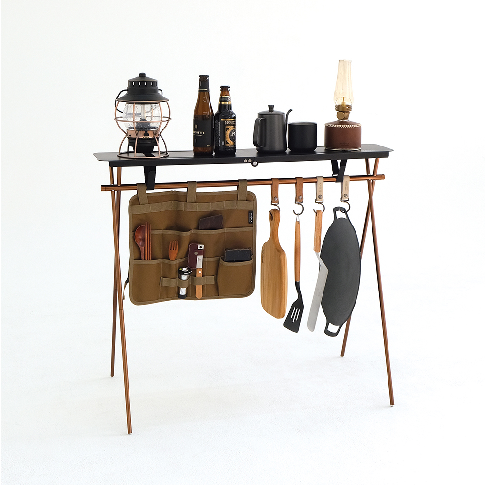 버잭 인디언행어 접이식 상판 캠핑 선반 M