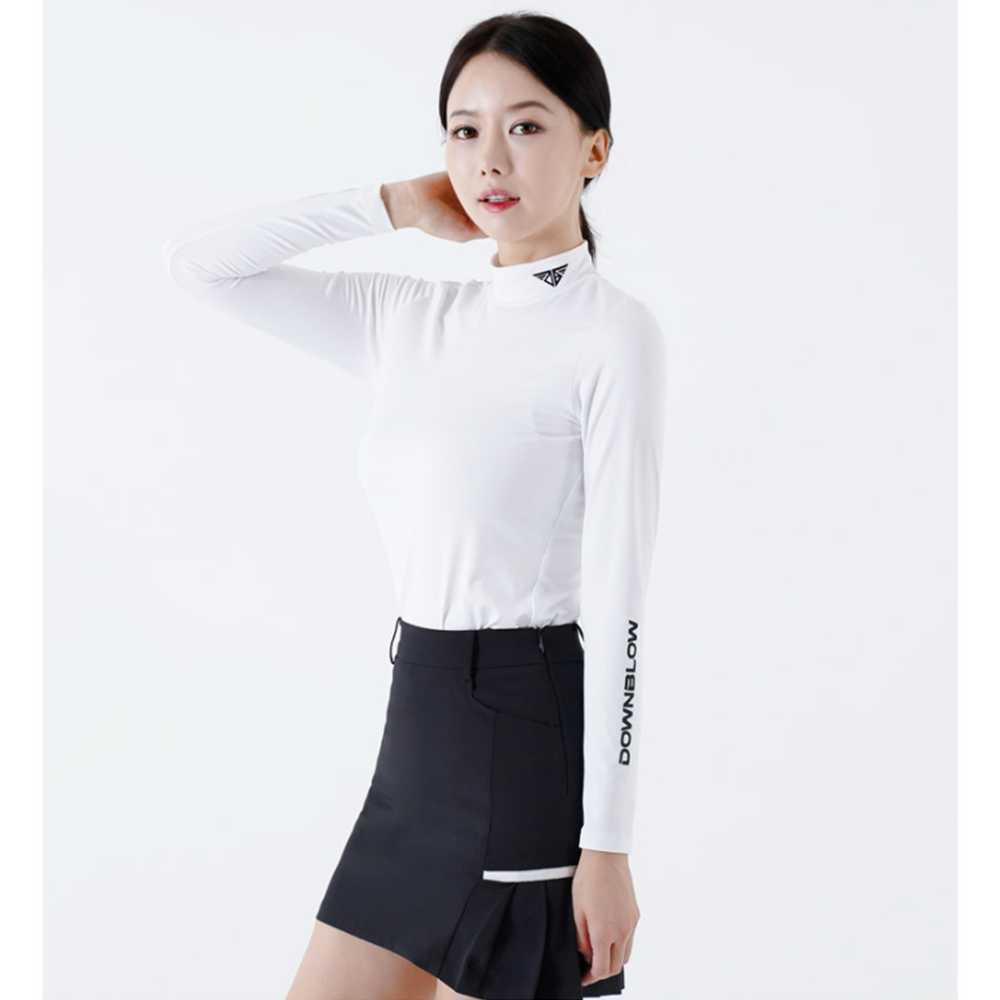 젊은골프웨어 파크볼 여성복 봄 가을 기모 이너웨어 티셔츠 - 상세 이미지 5