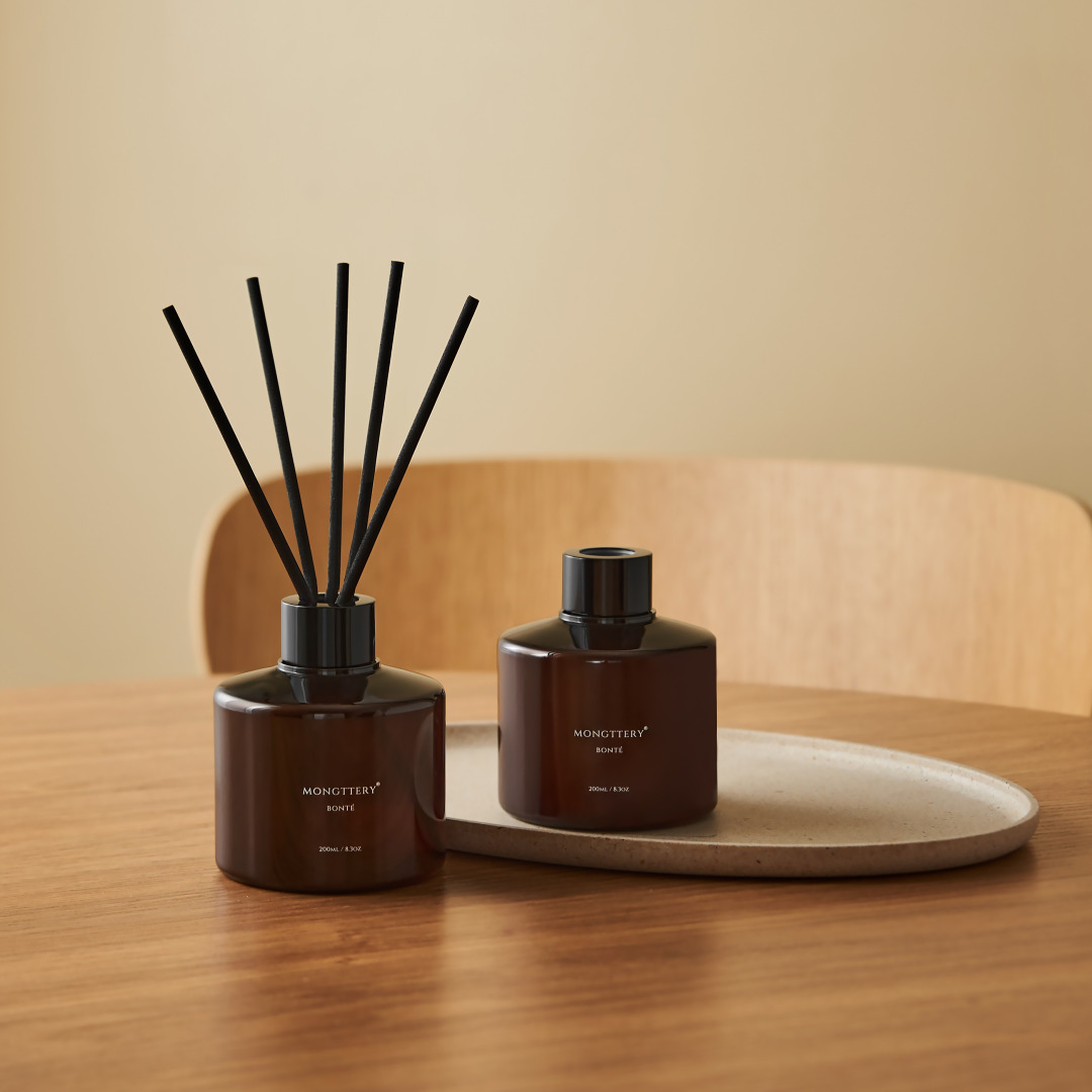 몽때리 데일리 디퓨저 200ml x 2개입 실내 방향제 블랙체리 화장실 사무실 디퓨져 - 상세 이미지 3