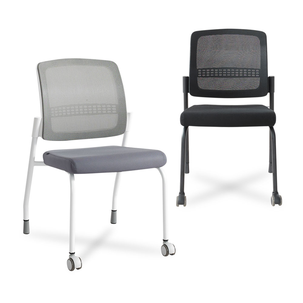 리드퍼 DA40 책상의자 팔걸이없는 사무용 편안한 회의용 학생 회의실 공부의자