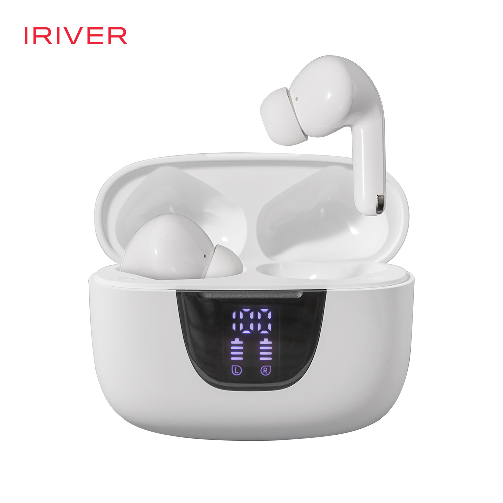 아이리버 액티브노이즈캔슬링 ANC 게이밍 블루투스 5.3v 무선이어폰 IB-TWA9 화이트