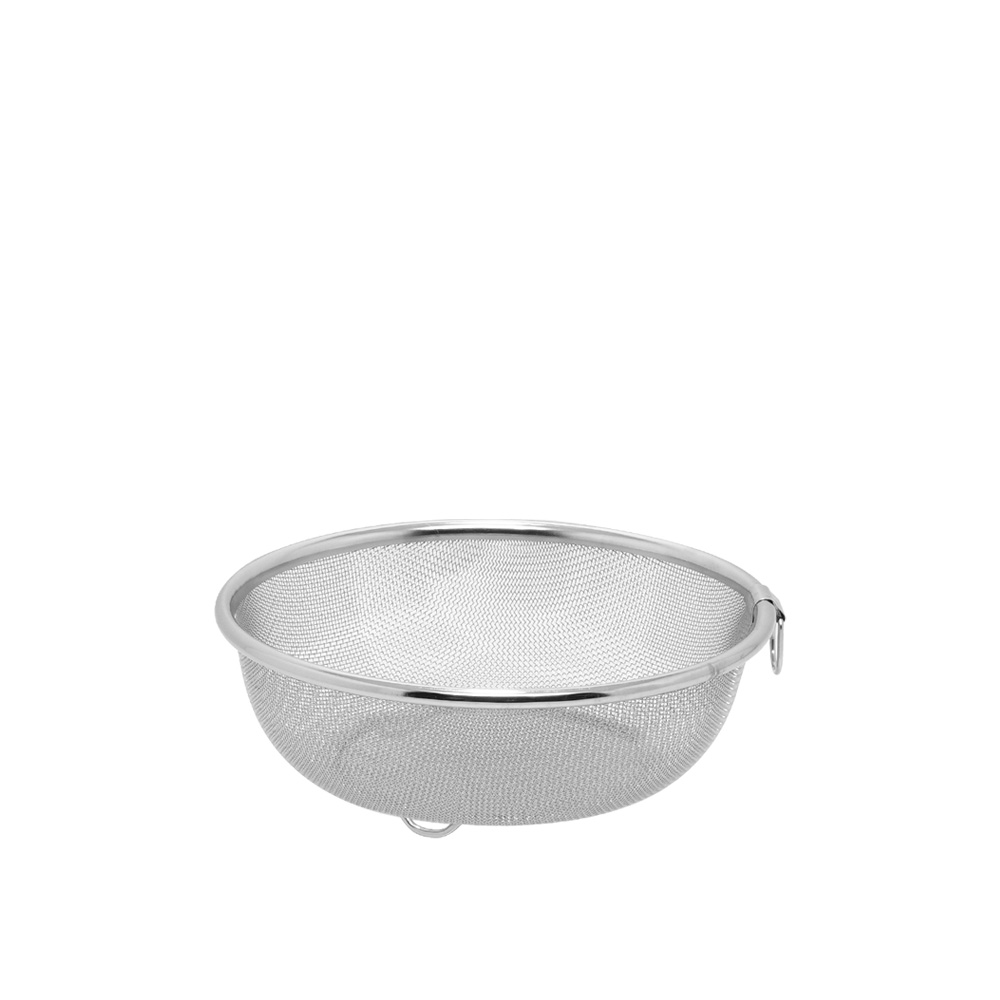 한일스텐레스 메쉬 원형 스텐 바구니 과일 야채 채반 20.5cm, 1개 - 상품 이미지