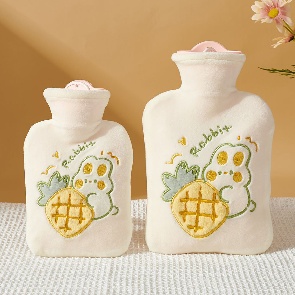 보온물주머니 보온 팩 온수 주머니 극세사 찜질팩 500ml - 상세 이미지 5