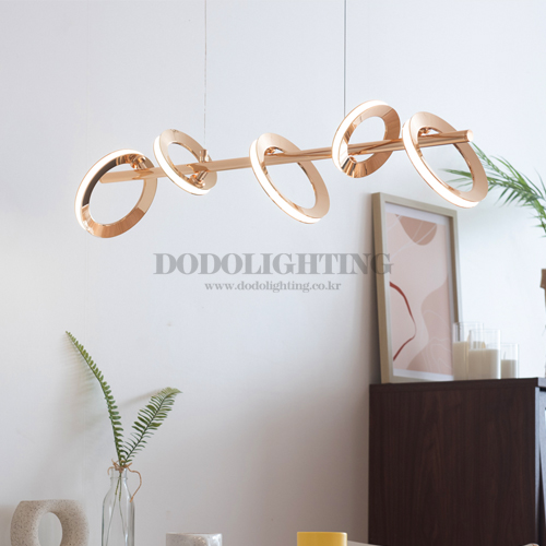 LED 신디 5등 북유럽 카페 6인용식탁등 펜던트조명 40W 이미지 8