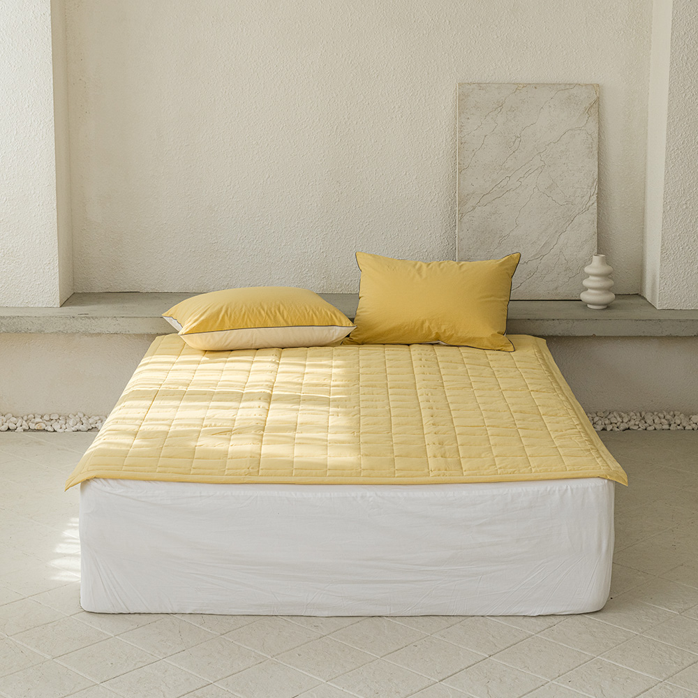 소프라움 앤 스카치 60수 고밀도 워싱면 고정밴딩 침대패드 슈퍼싱글