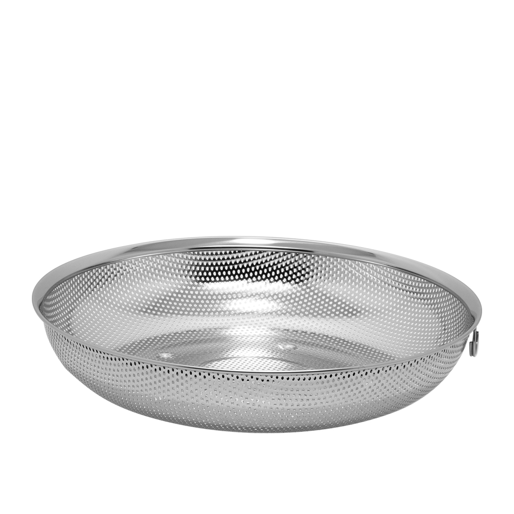 한일스텐레스 타공 스텐 바구니 과일 야채 채반 28.5cm, 1개 - 상품 이미지