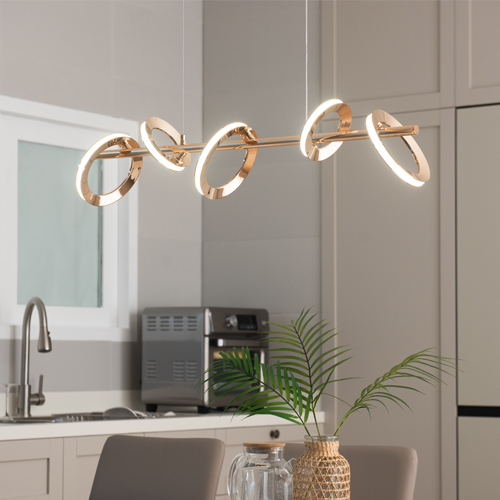 LED 신디 5등 북유럽 카페 6인용식탁등 펜던트조명 40W - 상품 이미지