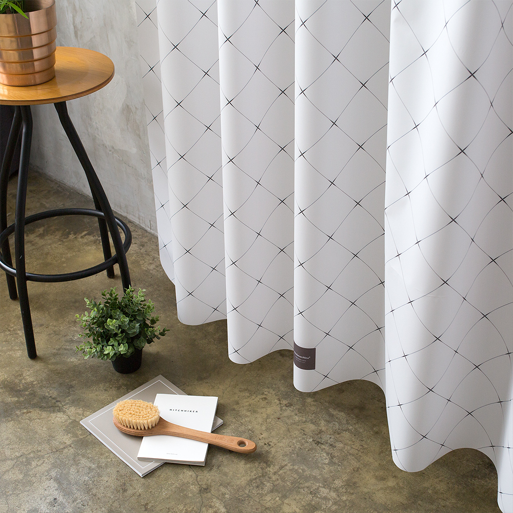 원세븐나인 패브릭 샤워커튼 와이어 메쉬 M