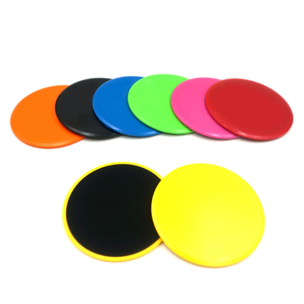 홈트용 슬라이딩패드 글라이딩 런지 운동기구 원형발판 2개 - 상품 이미지