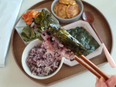 해우촌 곱창김 진도 곱창돌김 무조미 생김 두번구운 전장김 안주 김밥 10 20 30 봉 - 상세 이미지 5