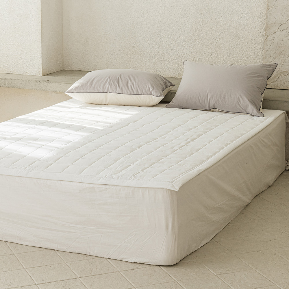 소프라움 앤 스카치 60수 고밀도 워싱면 고정밴딩 침대패드 슈퍼싱글