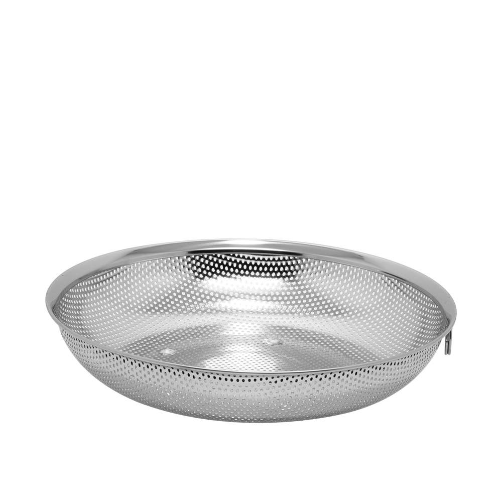 한일스텐레스 타공 스텐 바구니 과일 야채 채반 25.5cm, 1개 - 상품 이미지
