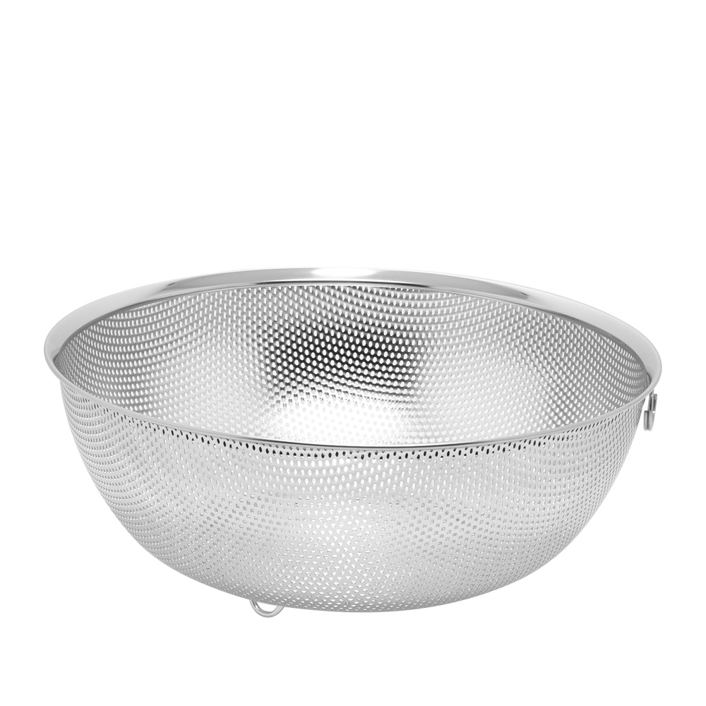 한일스텐레스 타공 원형 스텐 바구니 과일 야채 채반 28.5cm, 1개 - 상품 이미지