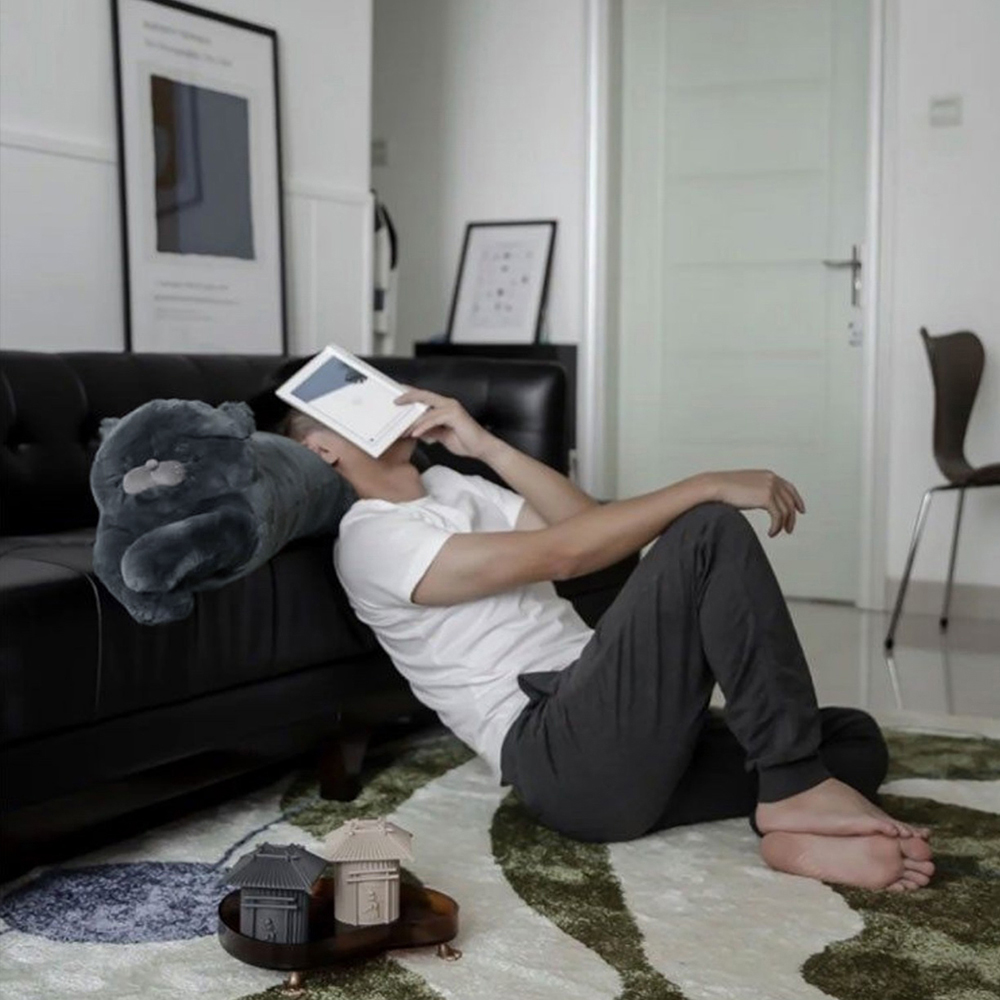 고양이 캐릭터 동물 바디 필로우 롱 쿠션 안고 자는 인형