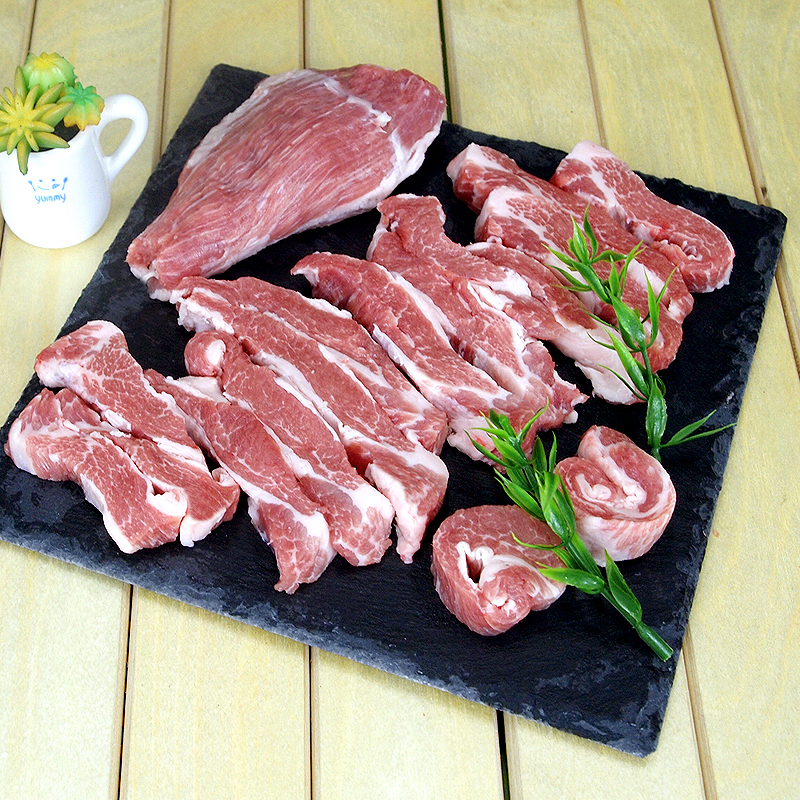 으뜸한돈 냉장 삼겹살 오겹살 1kg 목살 캠핑 고기 등갈비 가브리살 수육용 통갈매기살