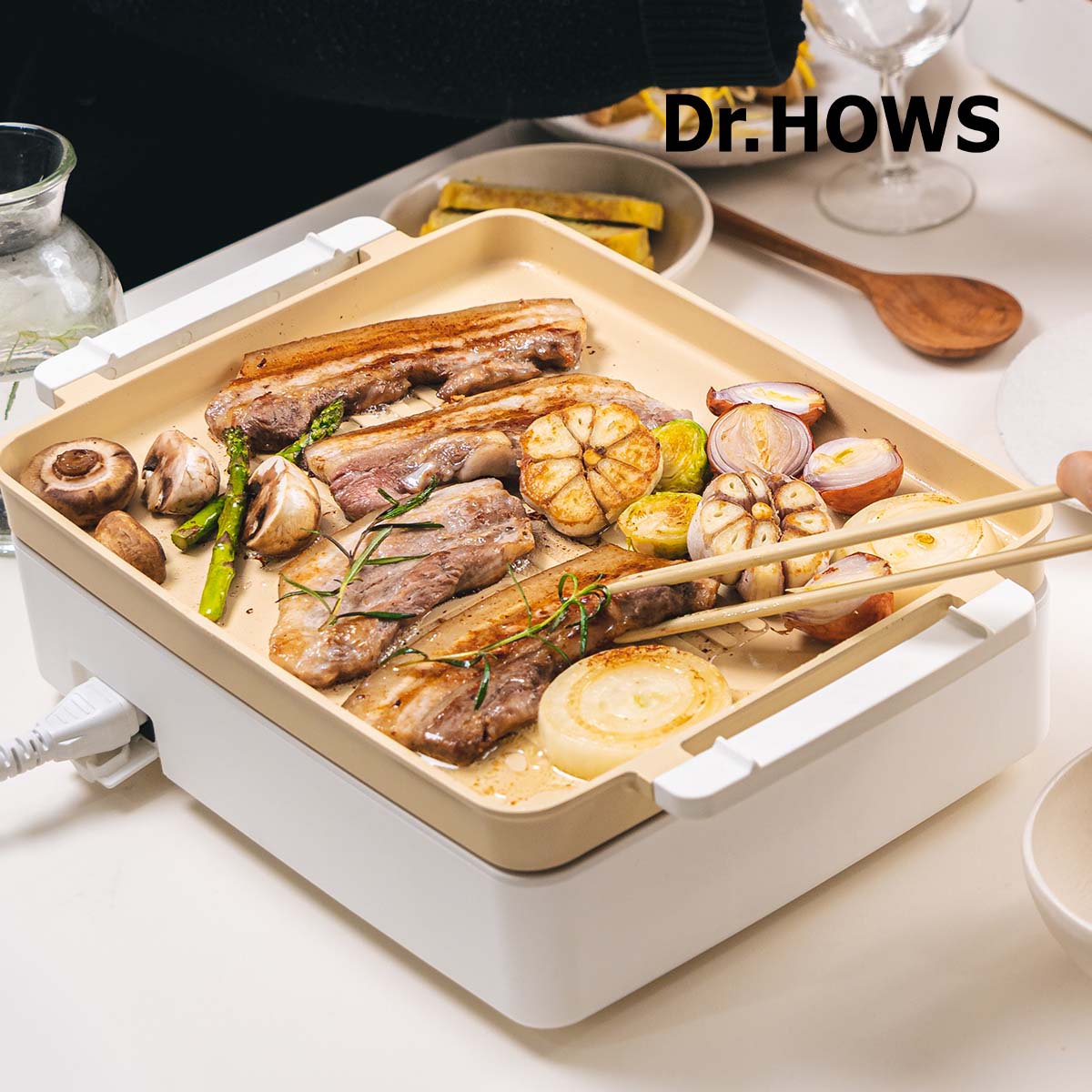닥터하우스 도란도란 전기 핫플레이트 멀티쿠커(팬+냄비 풀세트) - 상세 이미지 3