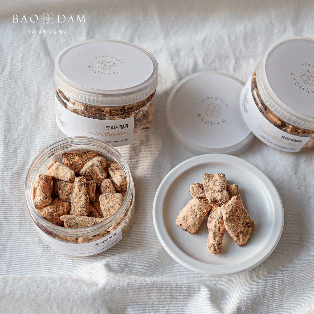 한입 도라지정과 콩고물 국산 건강 영양간식 180g