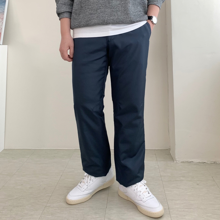 방한바지 남자겨울슬랙스 남자패딩슬랙스 이미지 3