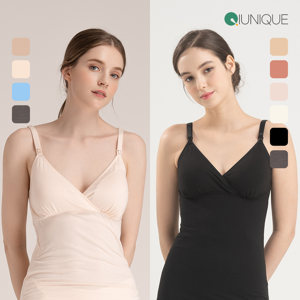 뉴니끄 텐셀앤모달 원터치 수유나시 2매 세트 국내생산 슬립 임산부나시